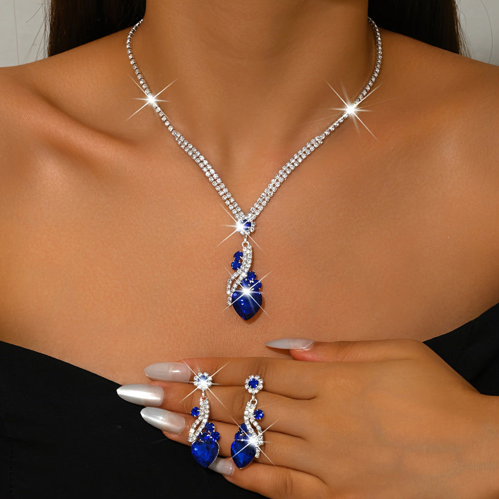 WLOERINS Collier Pendentif Coeur - Élégance pour Mariages et Saint-Valentin   OAXG 