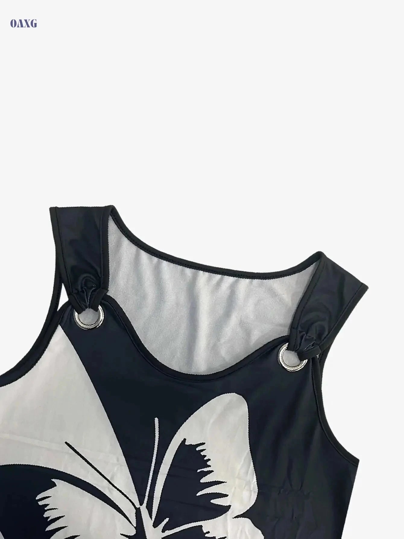 Women's 3D Printed Butterfly Vest - Casual Summer Sports Top   OAXG Mixed Color / S