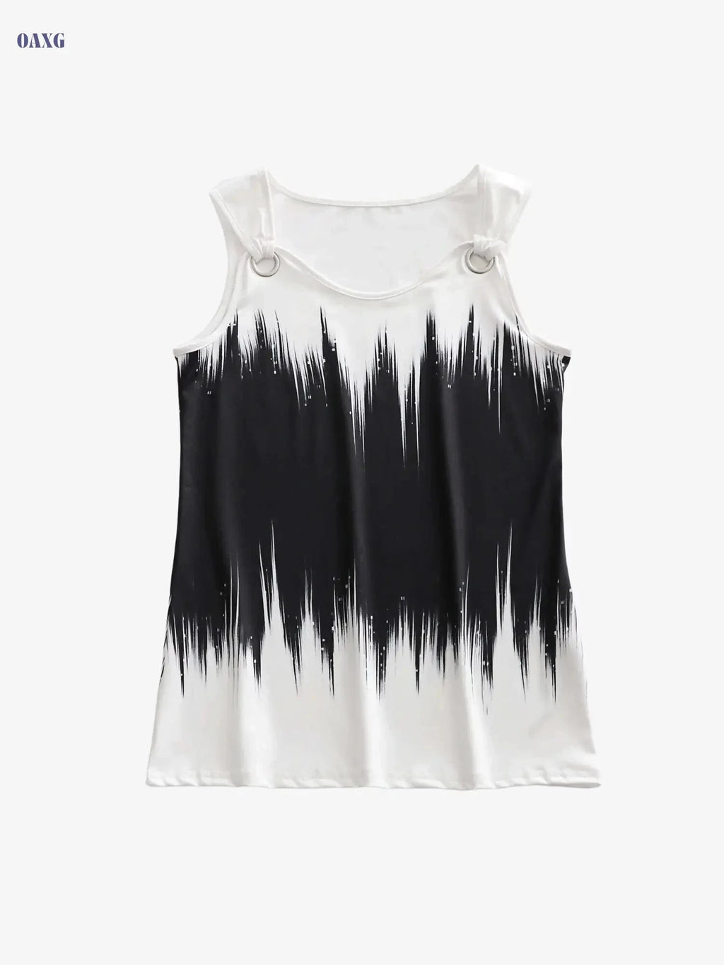 Women's 3D Printed Geometric Tank Top - Elegant Summer Sportswear   OAXG Mixed Color / S