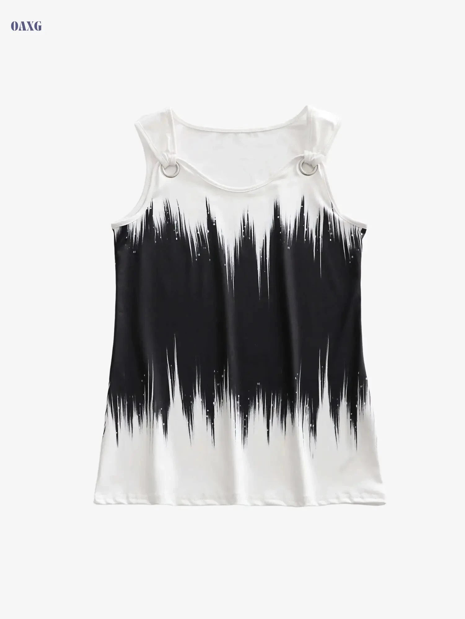 Women's 3D Printed Geometric Tank Top - Elegant Summer Sportswear   OAXG Mixed Color / S