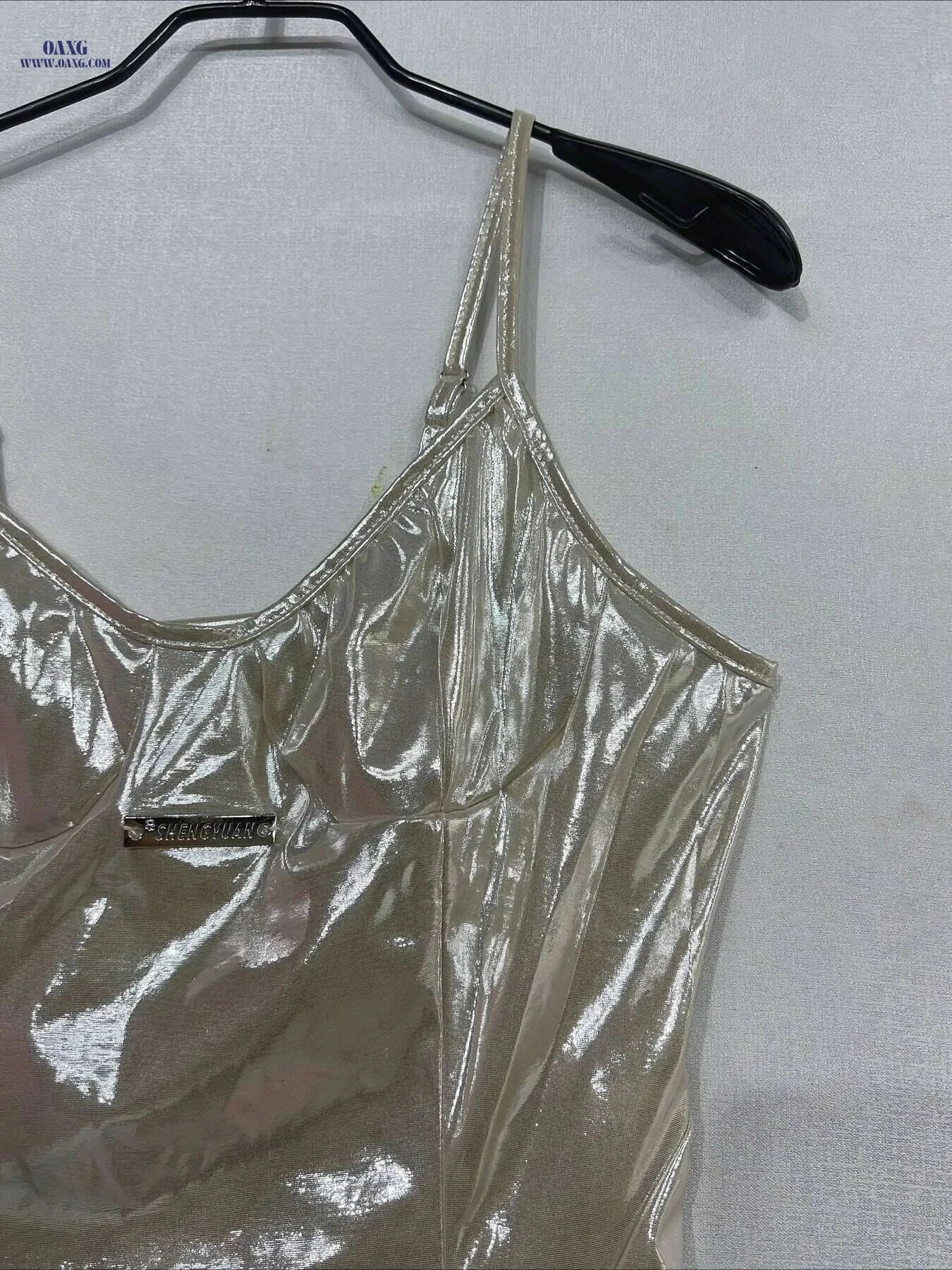 Women's Backless Cami Bodysuit - Sleek V-Neck, Soft Stretchy Fit   OAXG 