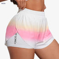Women’s Casual Athletic Yoga Shorts - Lightweight & Stretchy Fit   OAXG 【Multicolor】 / S