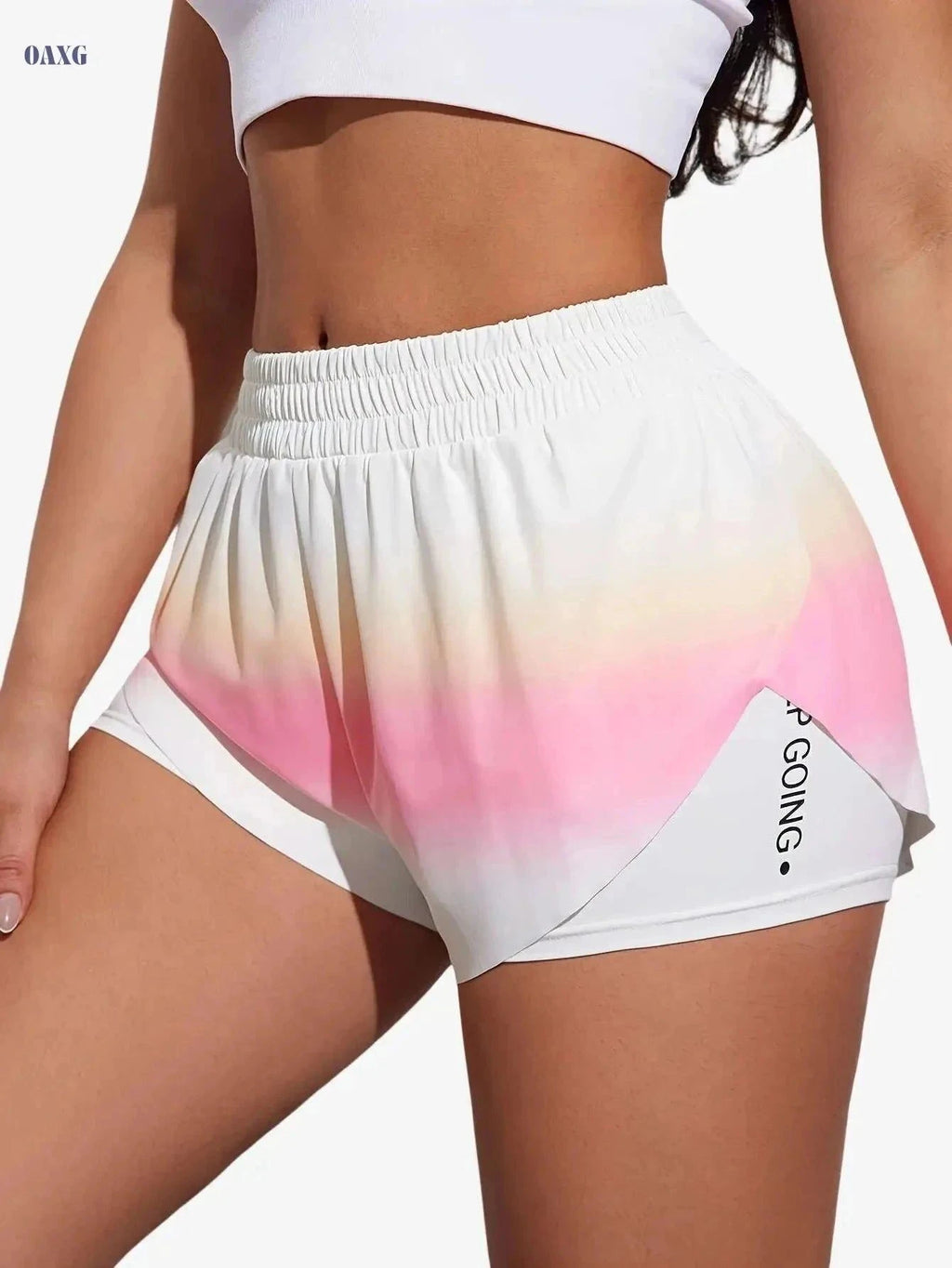 Women’s Casual Athletic Yoga Shorts - Lightweight & Stretchy Fit   OAXG 【Multicolor】 / S
