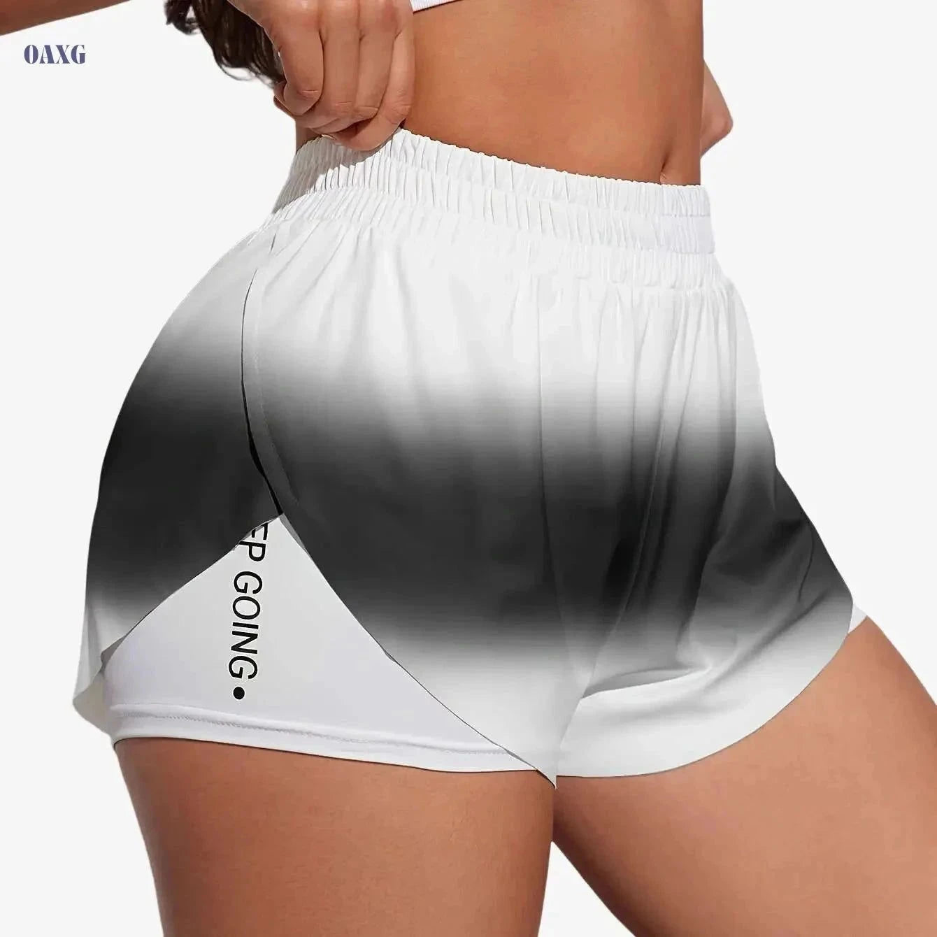 Women’s Casual Athletic Yoga Shorts - Lightweight & Stretchy Fit   OAXG 【Multicolor】 / S