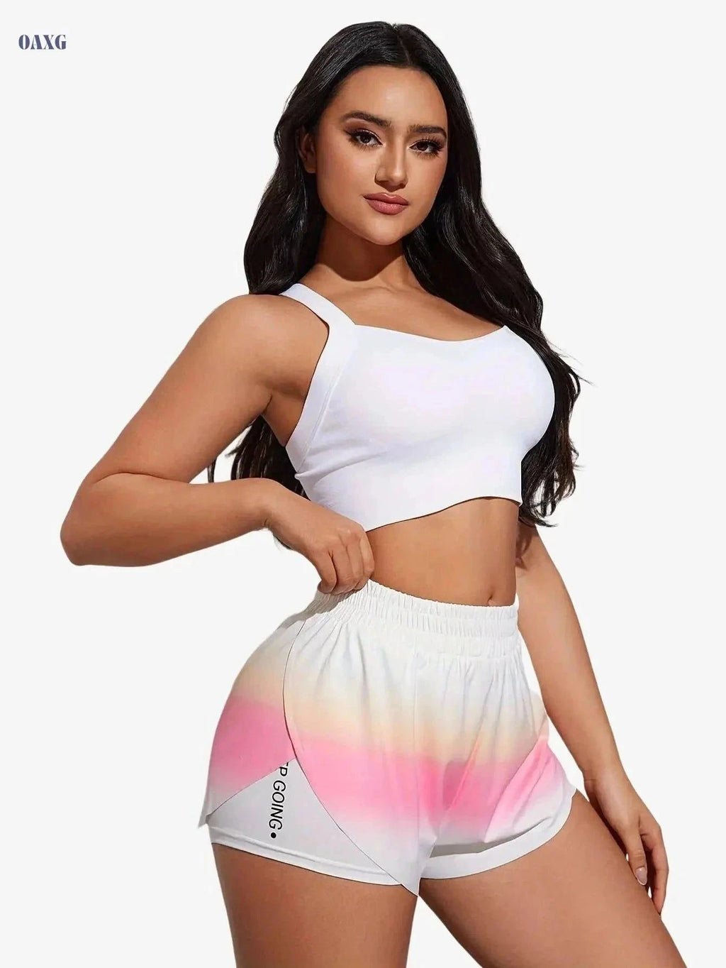 Women’s Casual Athletic Yoga Shorts - Lightweight & Stretchy Fit   OAXG 【Multicolor】 / S