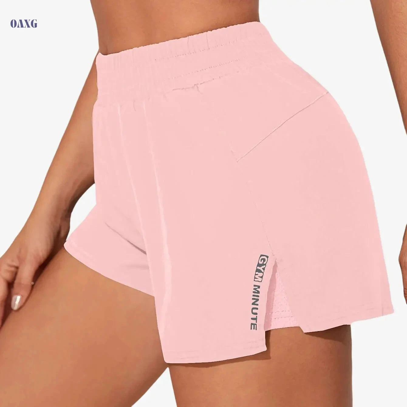 Women's Casual Athletic Yoga Shorts - Quick-Dry, Pockets, Elastic Waistband   OAXG 