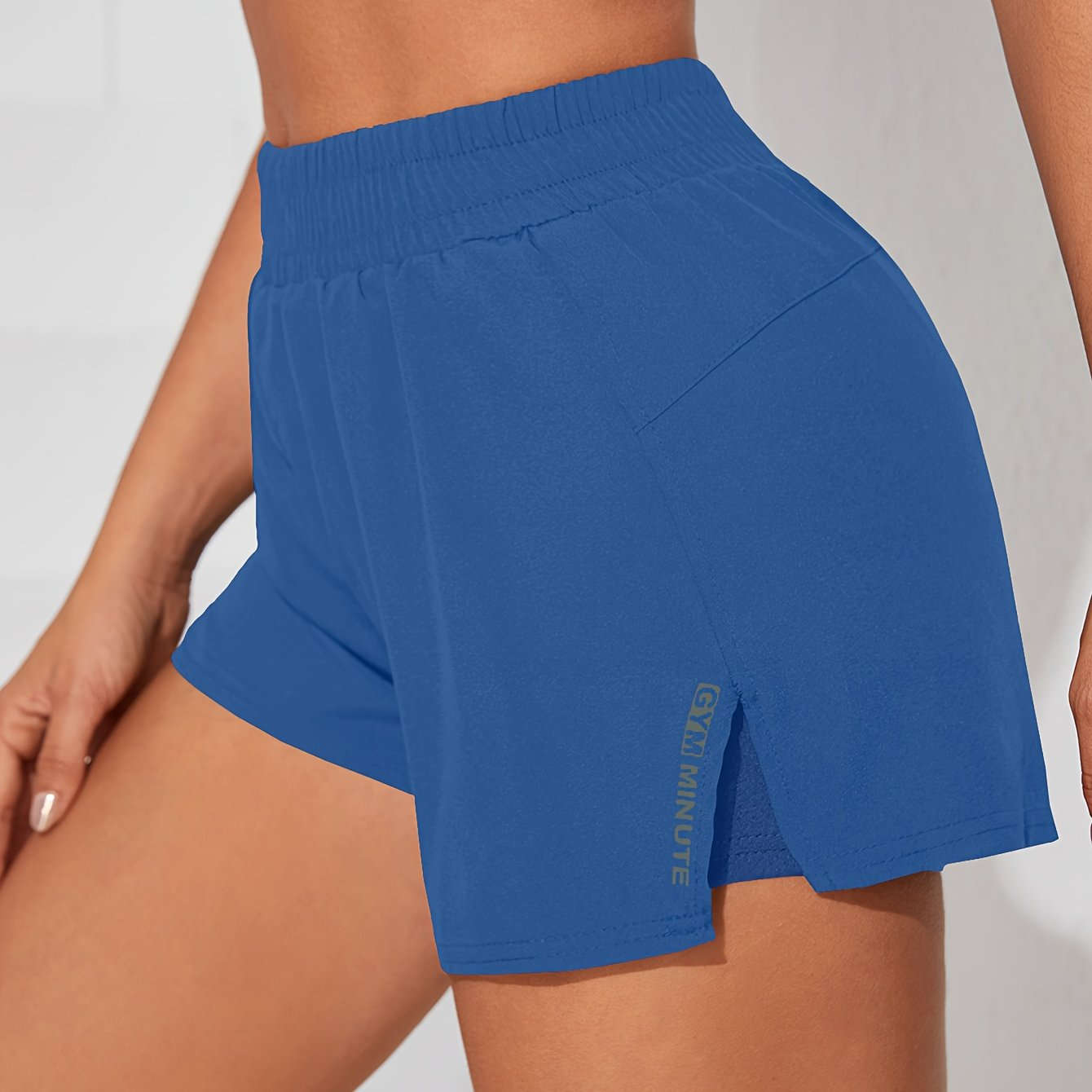 Women's Casual Athletic Yoga Shorts - Quick-Dry, Pockets, Elastic Waistband   OAXG 