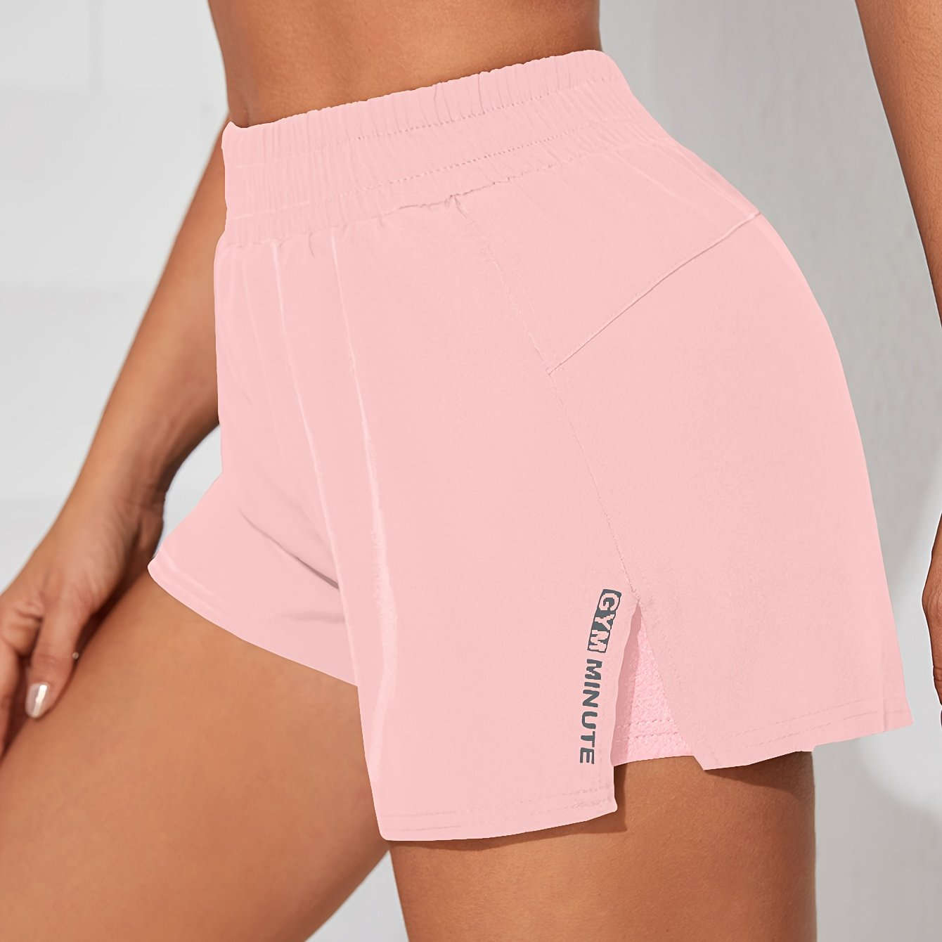 Women's Casual Athletic Yoga Shorts - Quick-Dry, Pockets, Elastic Waistband   OAXG 
