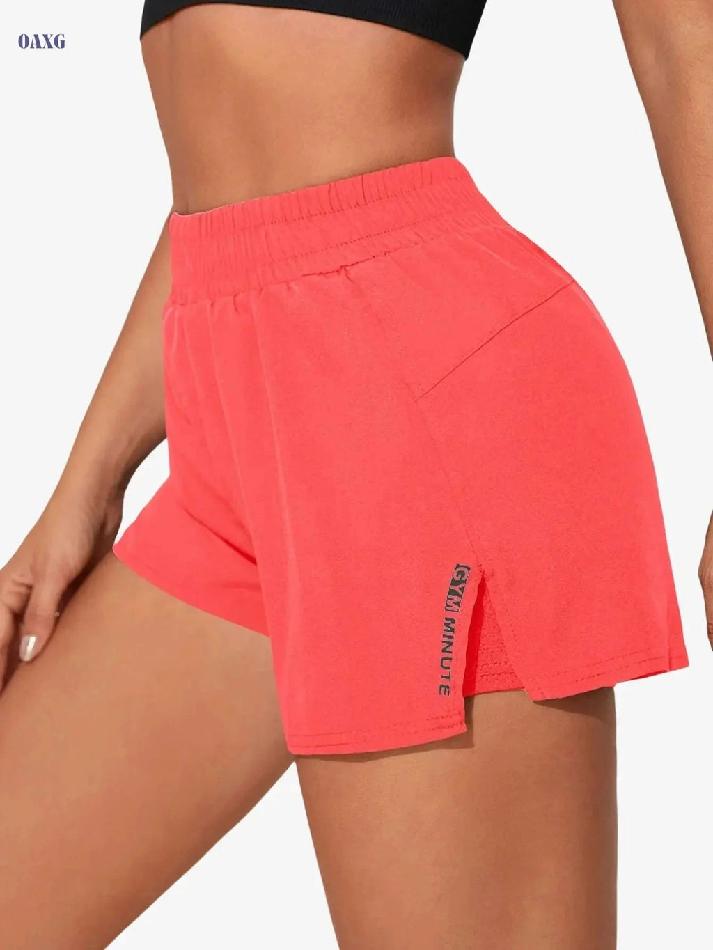 Women's Casual Athletic Yoga Shorts - Quick-Dry, Pockets, Elastic Waistband   OAXG 