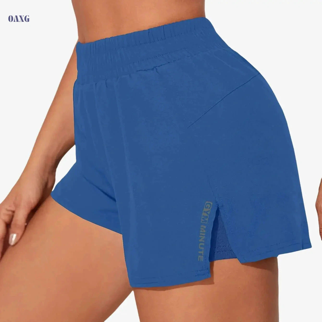 Women's Casual Athletic Yoga Shorts - Quick-Dry, Pockets, Elastic Waistband   OAXG 
