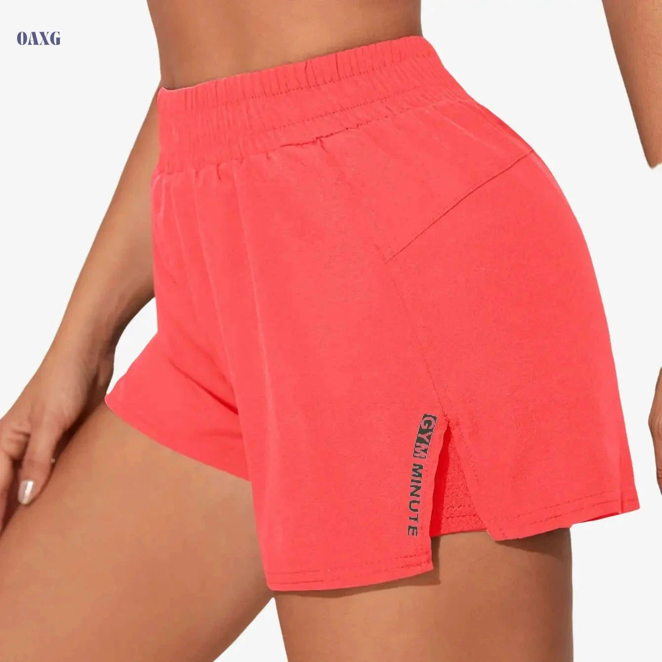 Women's Casual Athletic Yoga Shorts - Quick-Dry, Pockets, Elastic Waistband   OAXG 