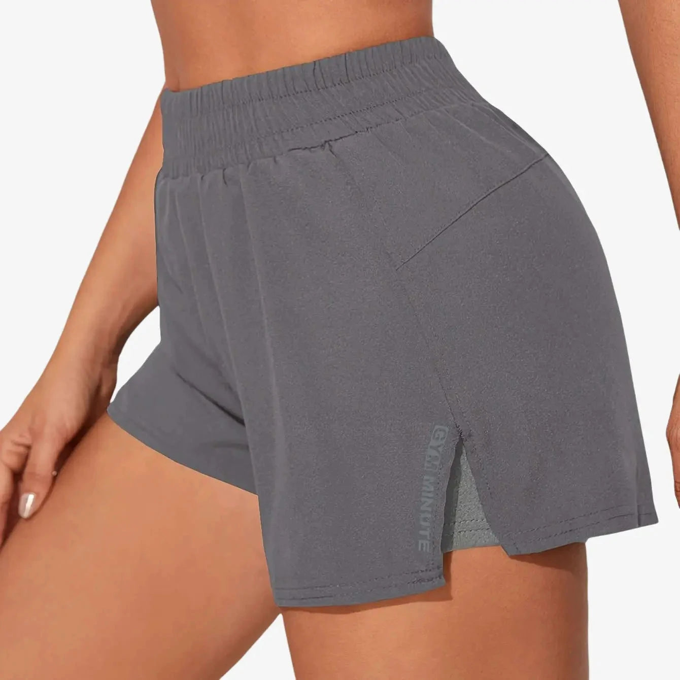 Women's Casual Athletic Yoga Shorts - Quick-Dry, Pockets, Elastic Waistband   OAXG 