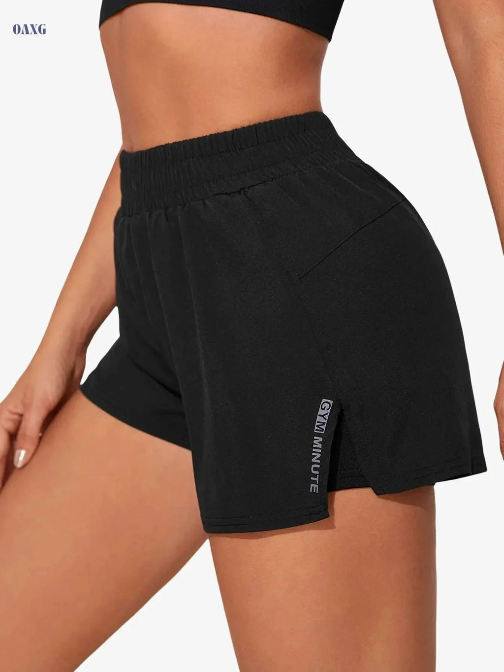 Women's Casual Athletic Yoga Shorts - Quick-Dry, Pockets, Elastic Waistband   OAXG 