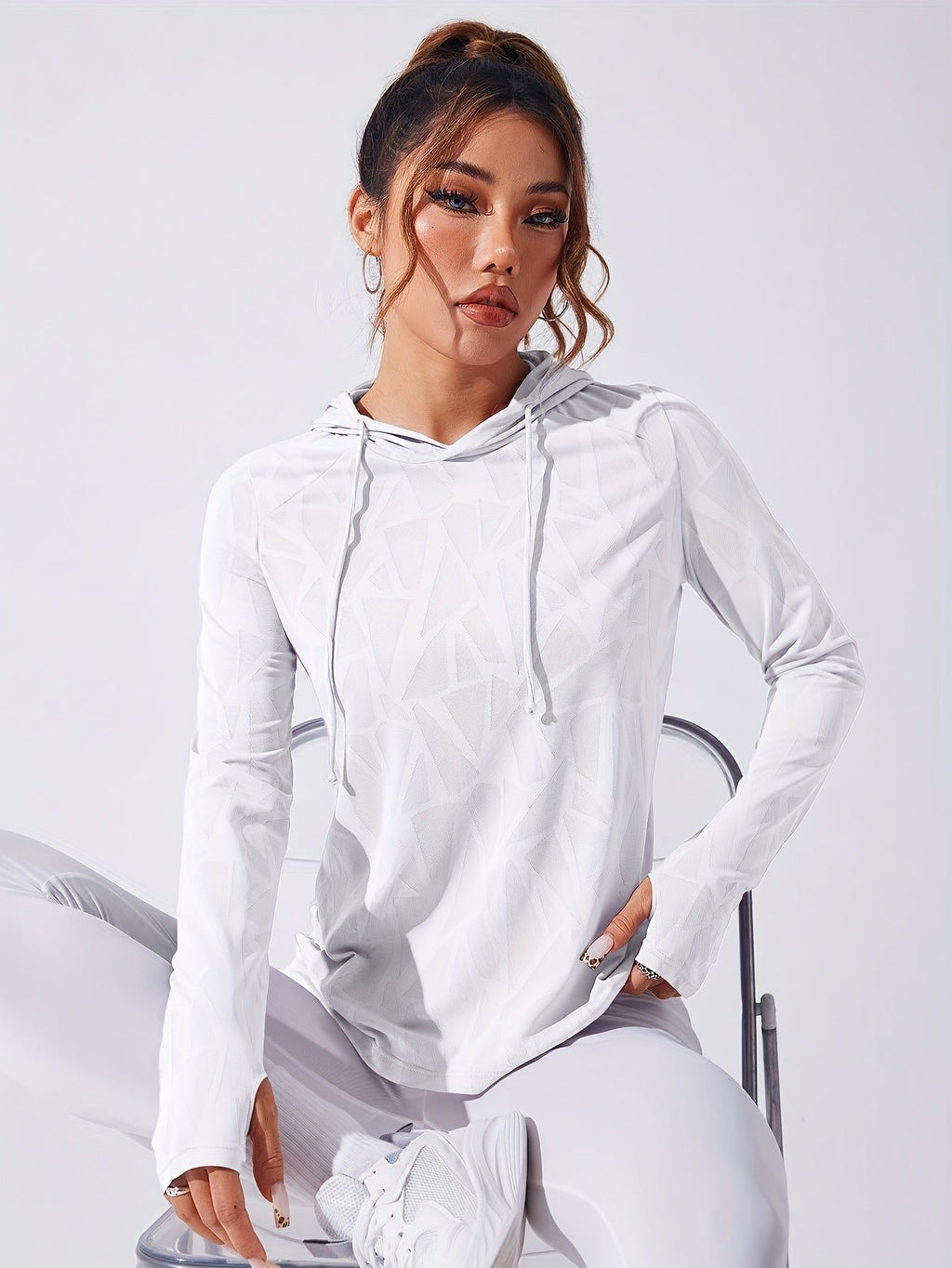 Women'S Casual Hooded Sweatshirt   OAXG Light Purple / S