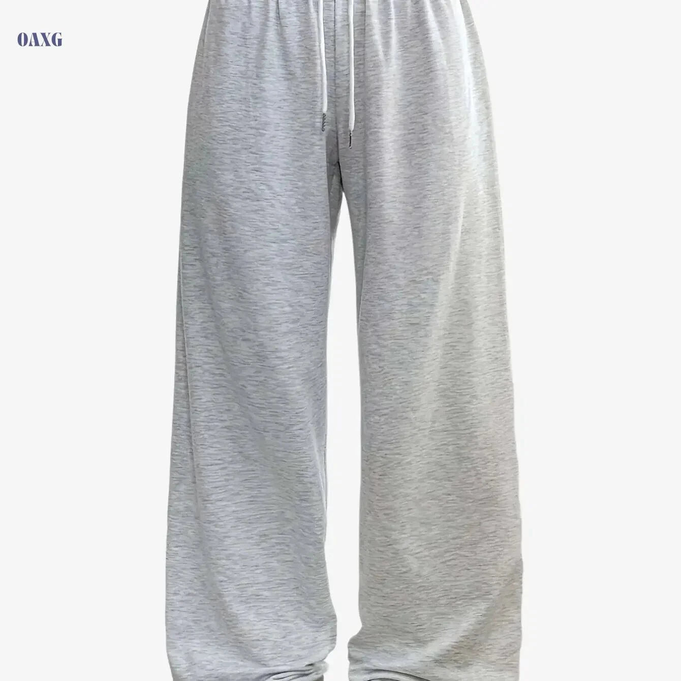 Women's Casual Joggers - Drawstring Wide Leg Pants for All Seasons   OAXG Black / XS