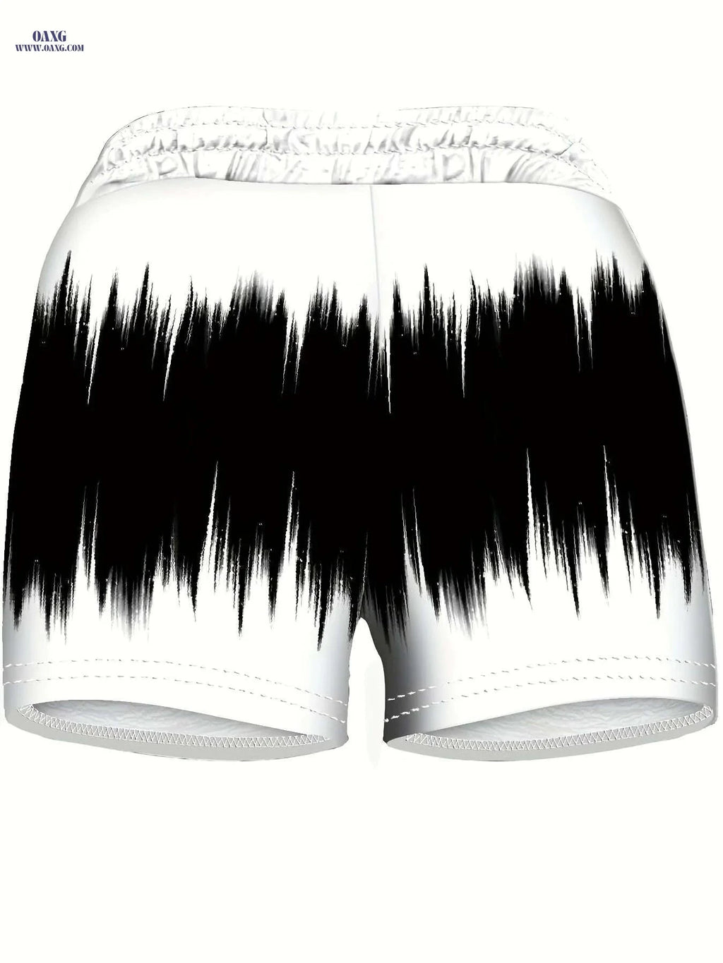 Women's Casual Printed Stretchy Shorts - Fitted Waist, Summer Style   OAXG 