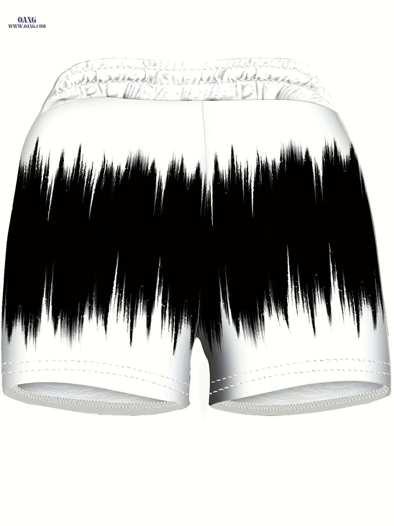 Women's Casual Printed Stretchy Shorts - Fitted Waist, Summer Style   OAXG 