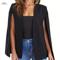 Women's Casual Slit Sleeve Blazer - Stylish Polyester Outerwear   OAXG 