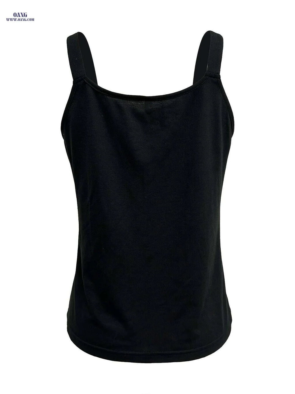 Women's Casual Summer Cami Top - Solid Button Front V-Neck   OAXG 