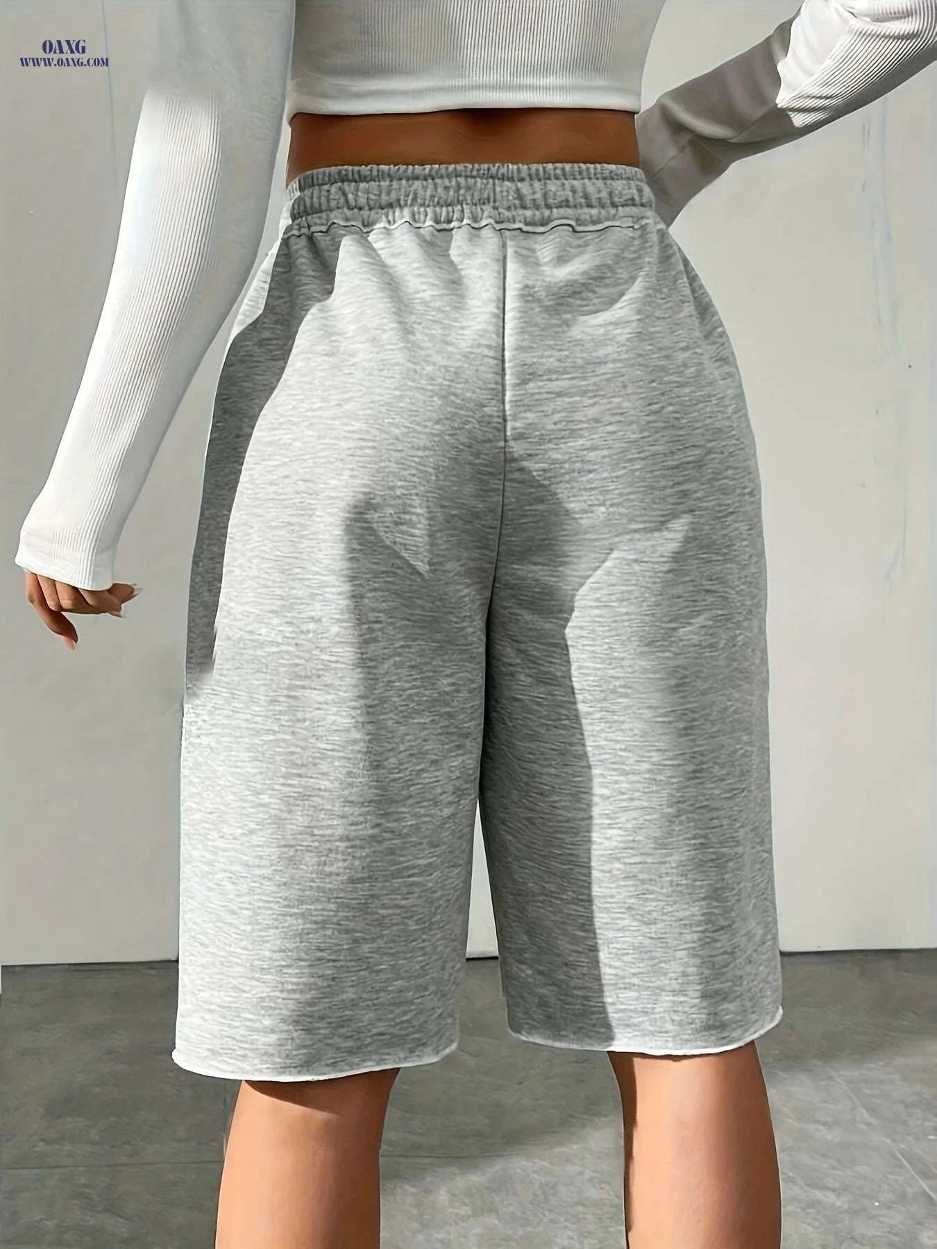 Women's Casual Summer Shorts - Loose Fit with Pockets, Breathable   OAXG 