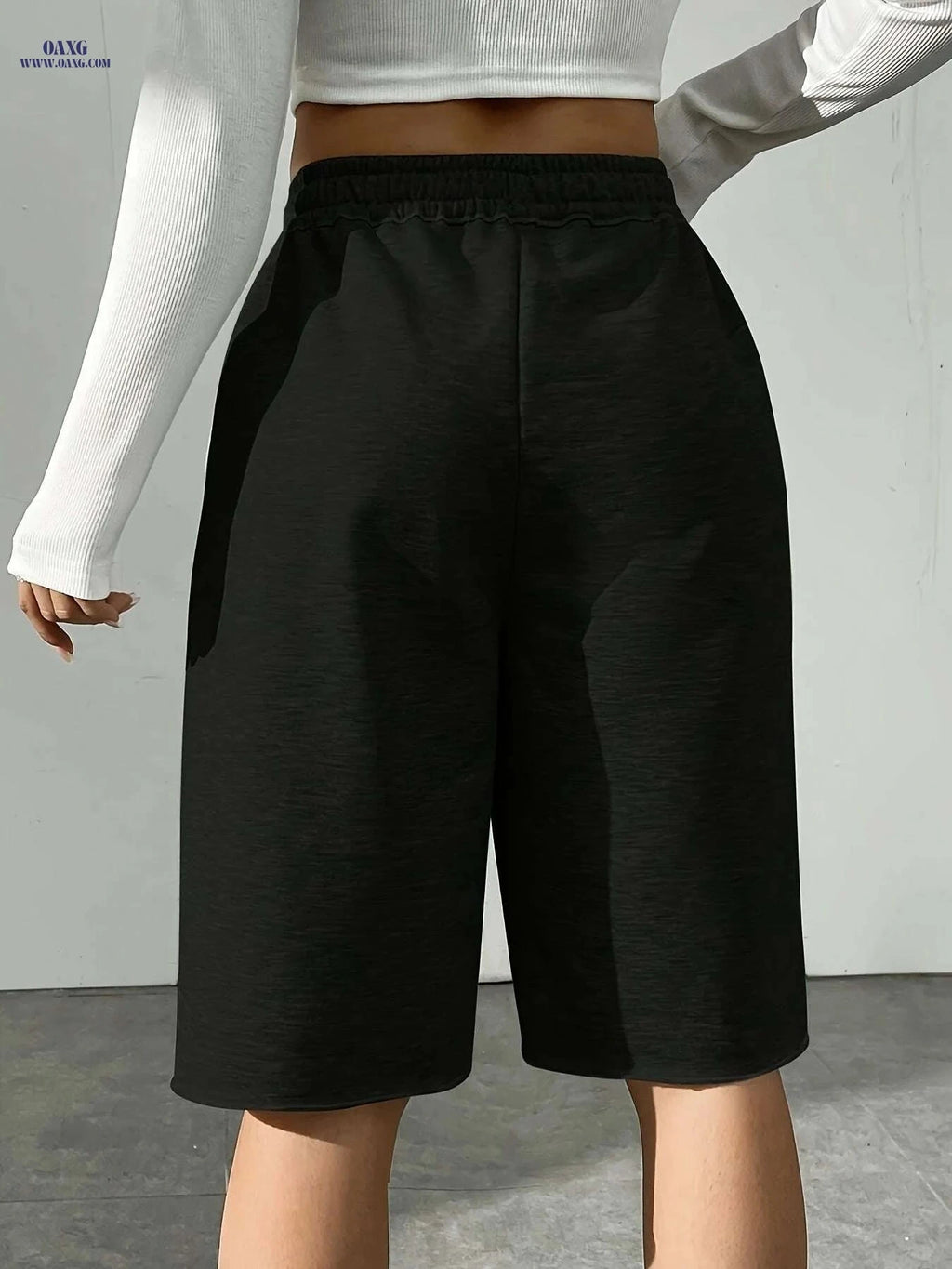 Women's Casual Summer Shorts - Loose Fit with Pockets, Breathable   OAXG 