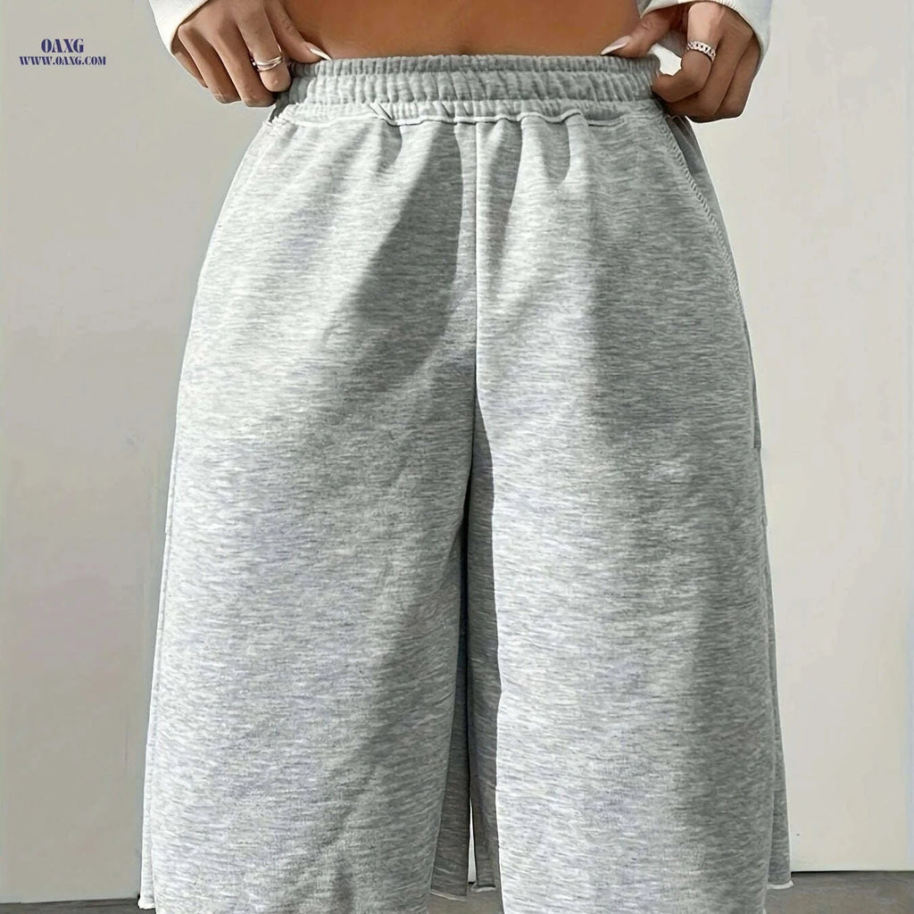 Women's Casual Summer Shorts - Loose Fit with Pockets, Breathable   OAXG 