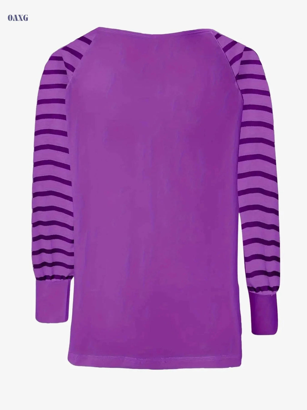 Women's Casual Vacation Half-Zip T-Shirt - Eye Print & V-Neck   OAXG White / S