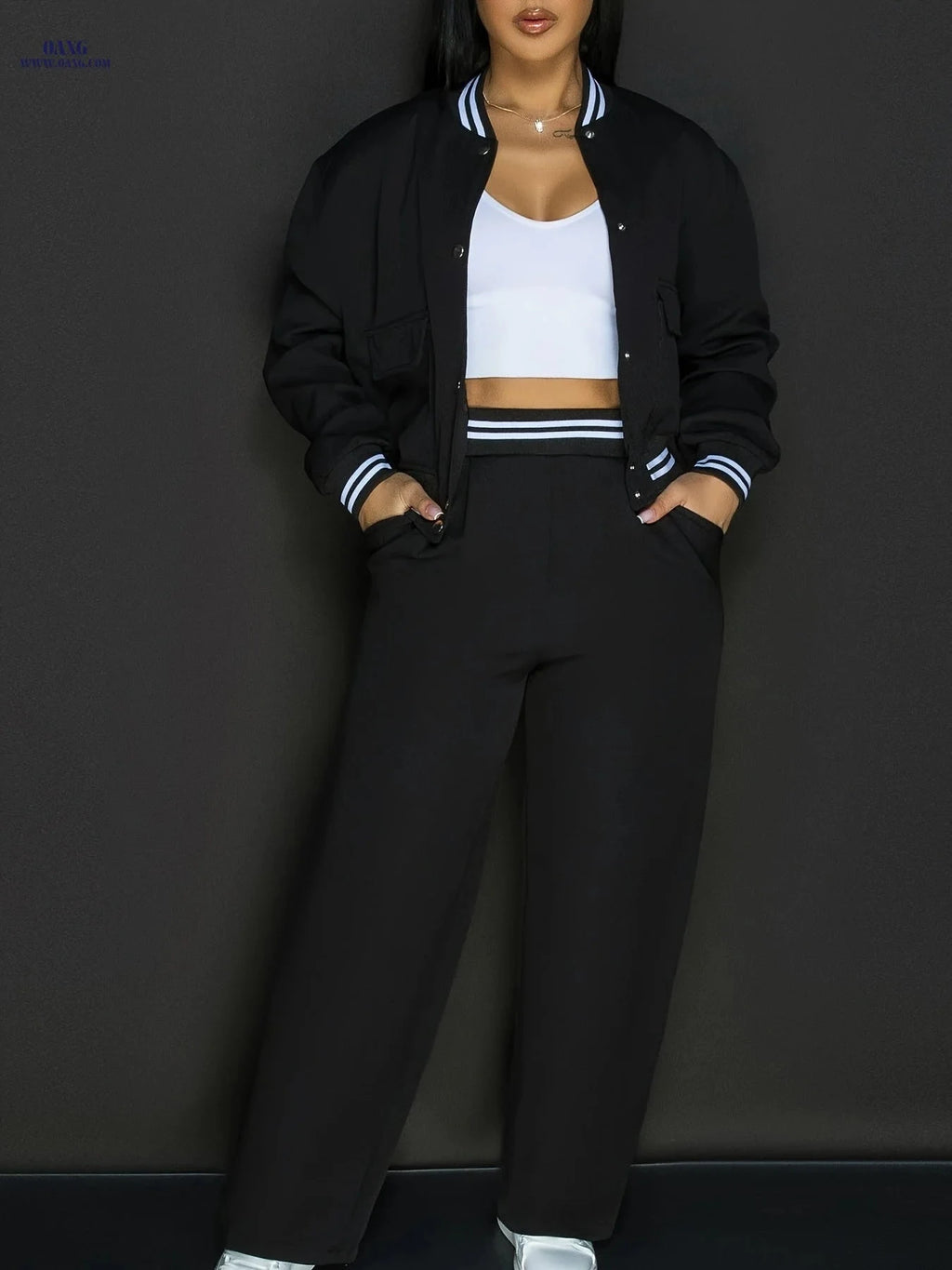 Women's Casual Vacation Pants Set - European & American Style   OAXG 