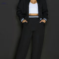 Women's Casual Vacation Pants Set - European & American Style   OAXG Black / S