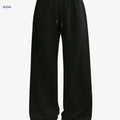Women's Casual Wide-Leg Joggers - Easy Drawstring for All Seasons   OAXG 