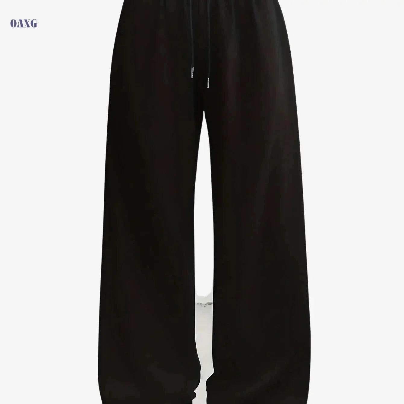 Women's Casual Wide-Leg Pants - Easy Front-Tie & Stretch Fit   OAXG 