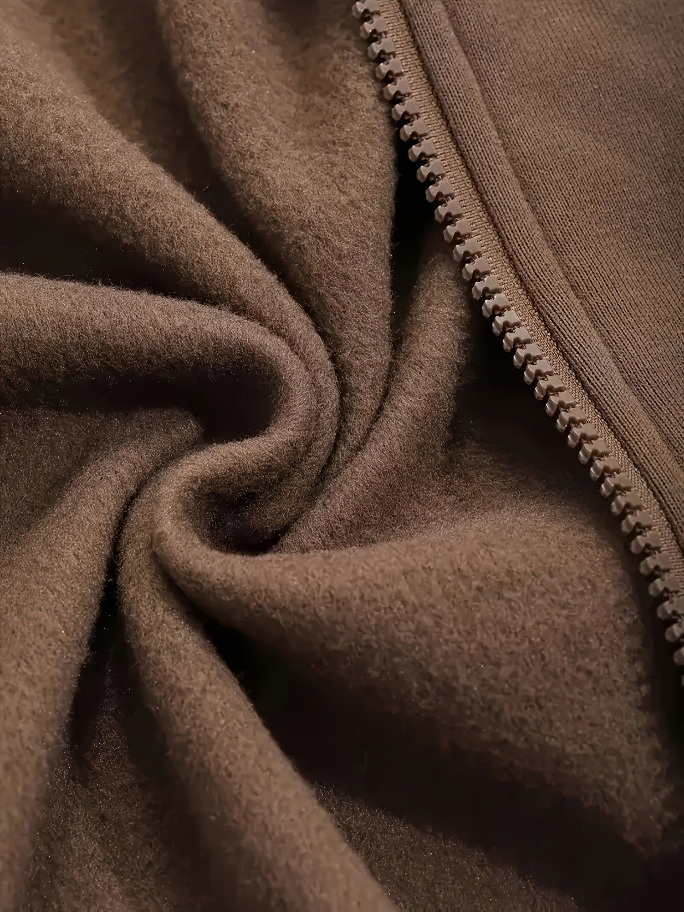 Women'S Comfort Fleece Lined Hoodie - Solid Color Long Sleeve with Kangaroo Pocket, Autumn And Winter Casual Pullover   OAXG Coffee Brown / S