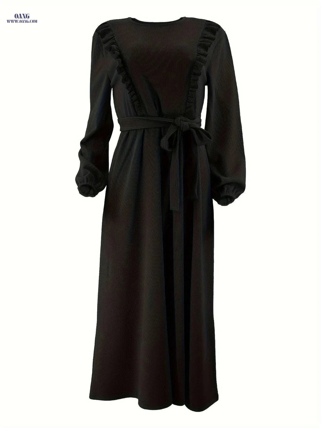 Women's Elegant Modest Maxi Dress - All-Season Traditional Islamic Attire   OAXG 