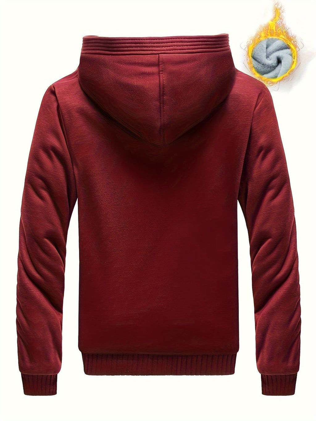 Women's European/American Sizes -Lined Thickened Sweatshirt, Casual Sportswear, Warm Outerwear Top   OAXG Blue / S