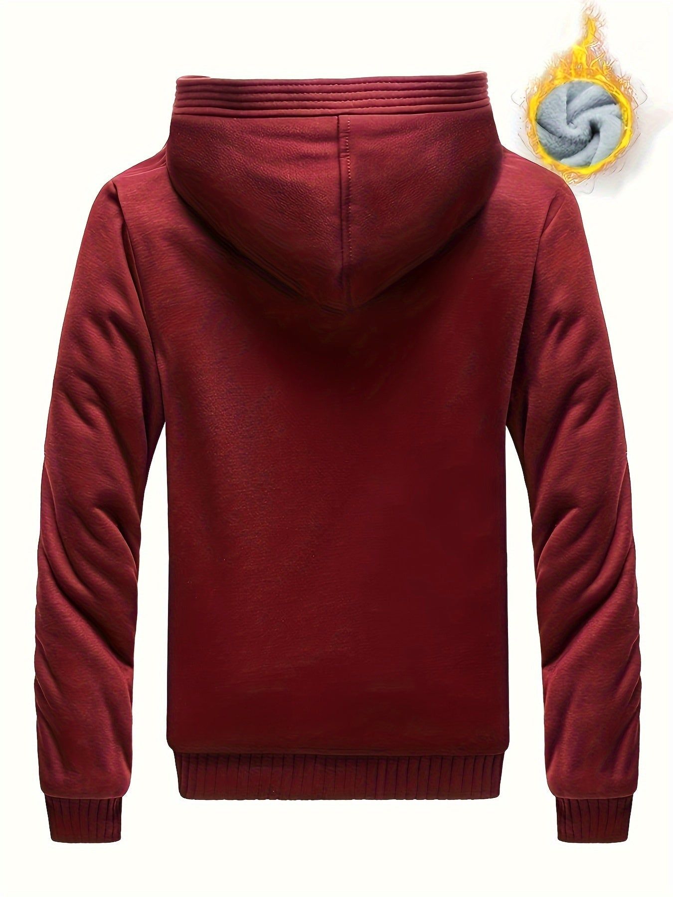 Women's European/American Sizes -Lined Thickened Sweatshirt, Casual Sportswear, Warm Outerwear Top   OAXG Blue / S