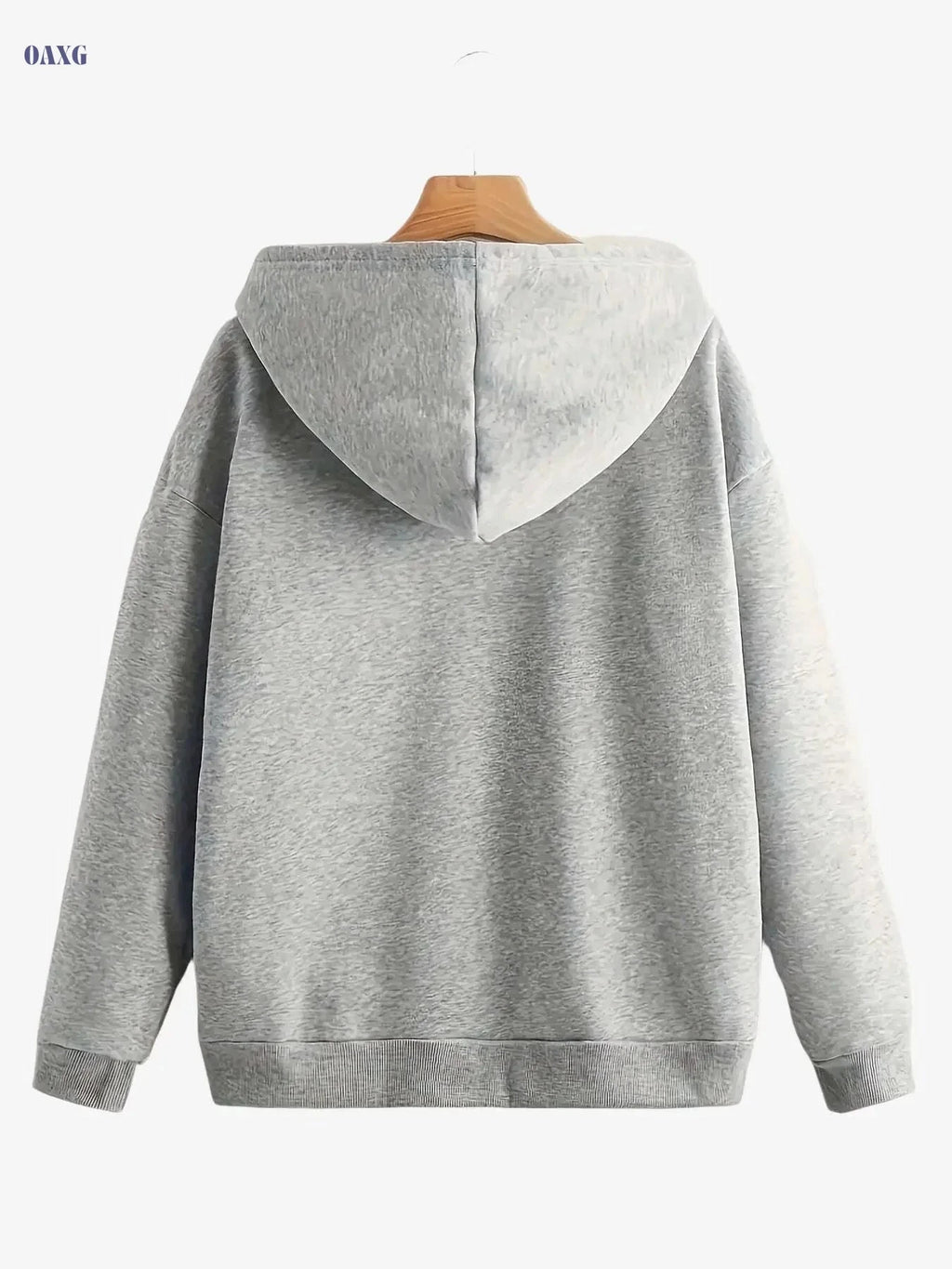 Women's Fleece-Lined Hooded Jacket - Warm Casual Coat with Pockets   OAXG 