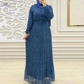 Women's Floral Print Chiffon Dress - Elegant and Comfortable Style   OAXG 