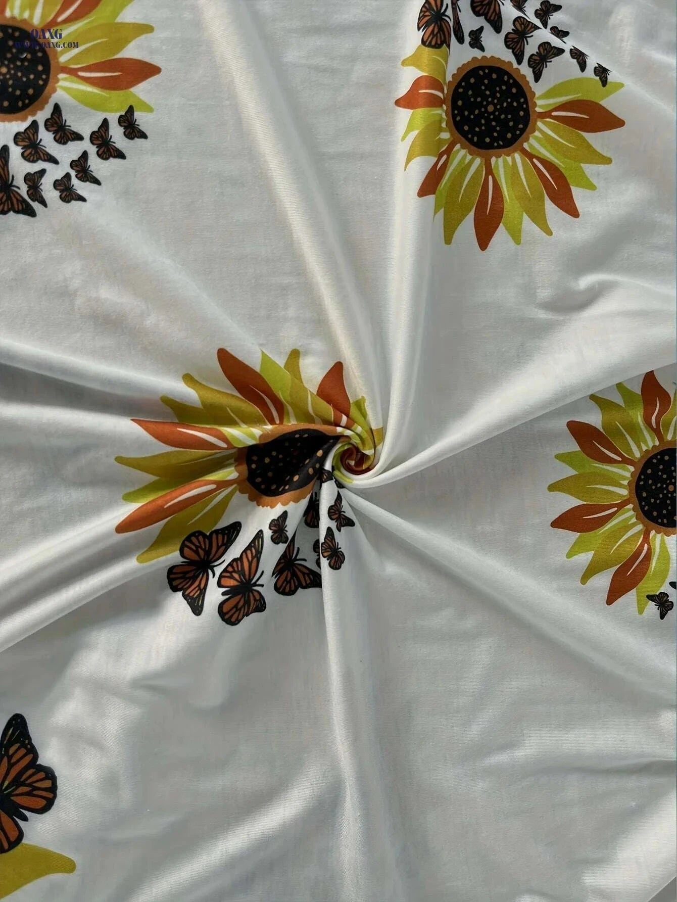 Women's Floral Sunflower Print Sleeveless Dress - Perfect for Vacation   OAXG 