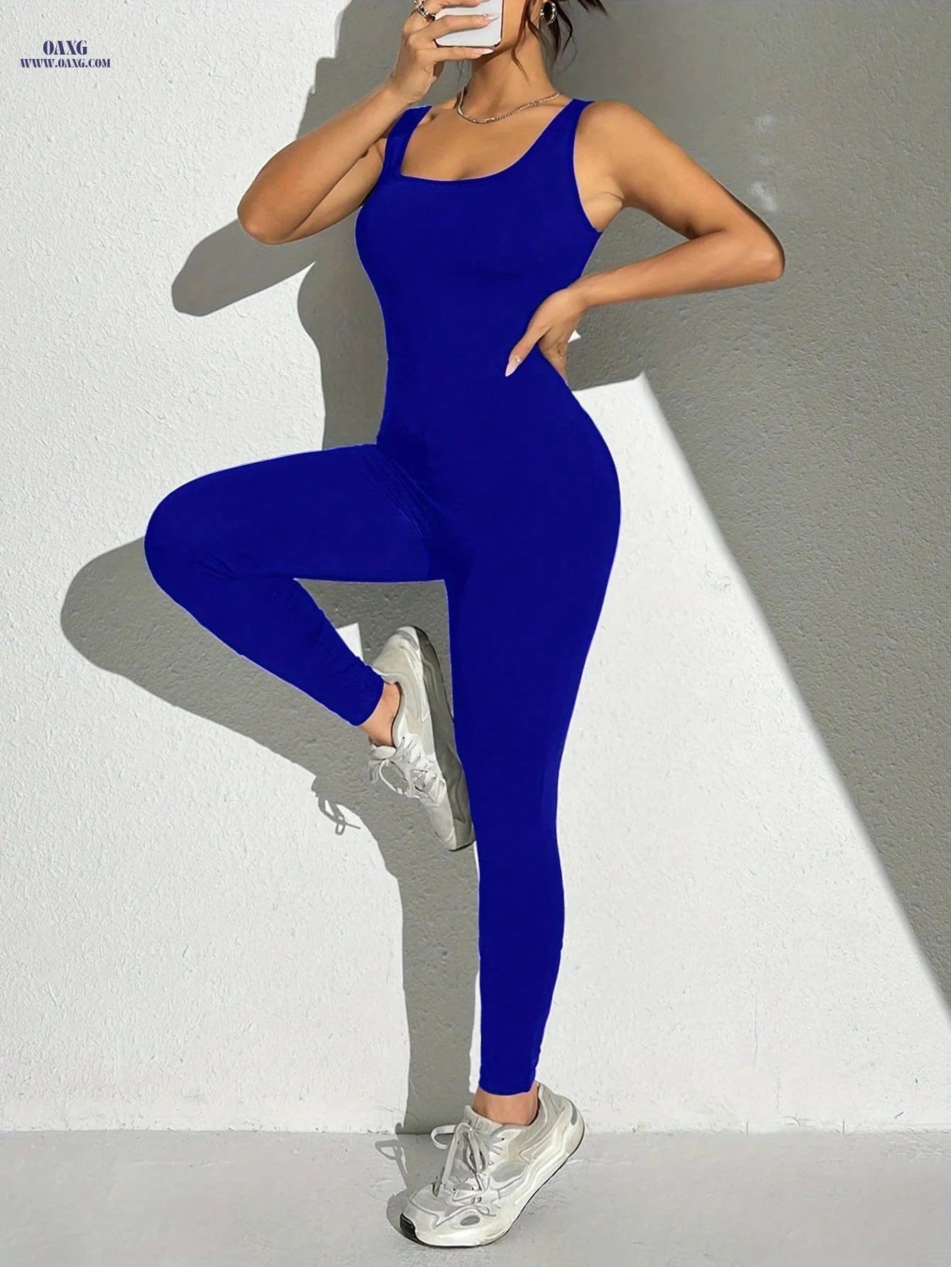 Women's High-Stretch Backless Bodysuit - Elegant and Chic Design   OAXG 