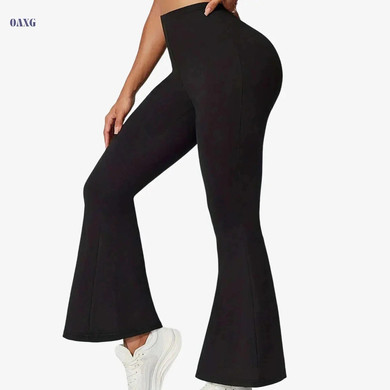 Women's High Stretch Casual Jogger Pants - Long Length, Solid Color   OAXG 
