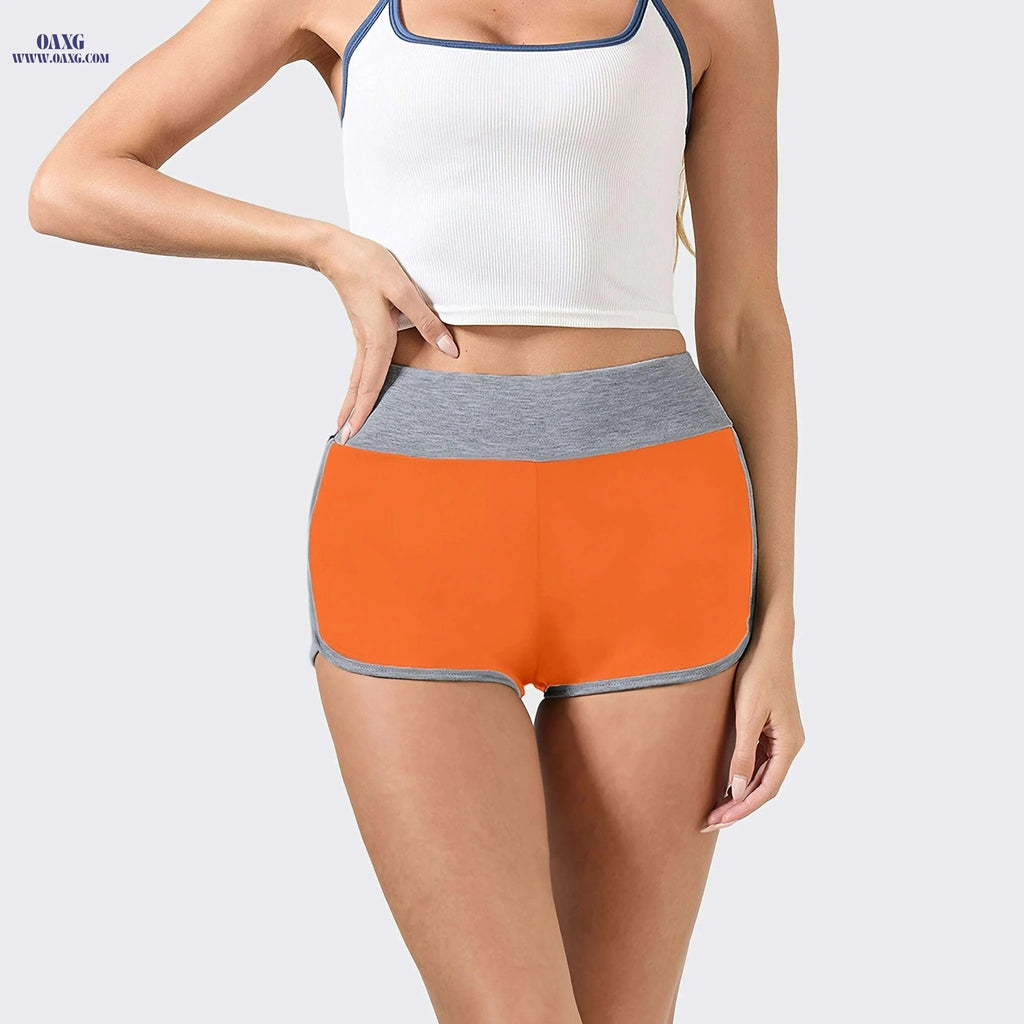 Women’s High-Waist Butt-Lifting Shorts - Breathable Mesh, Slim Fit   OAXG 