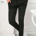 Women's High Waist Stretchy Pants - Casual with Pockets, Machine Washable   OAXG 