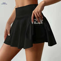 Women's High-Waist Tummy Control Skort - Breathable, Anti-Chafing   OAXG Black / S