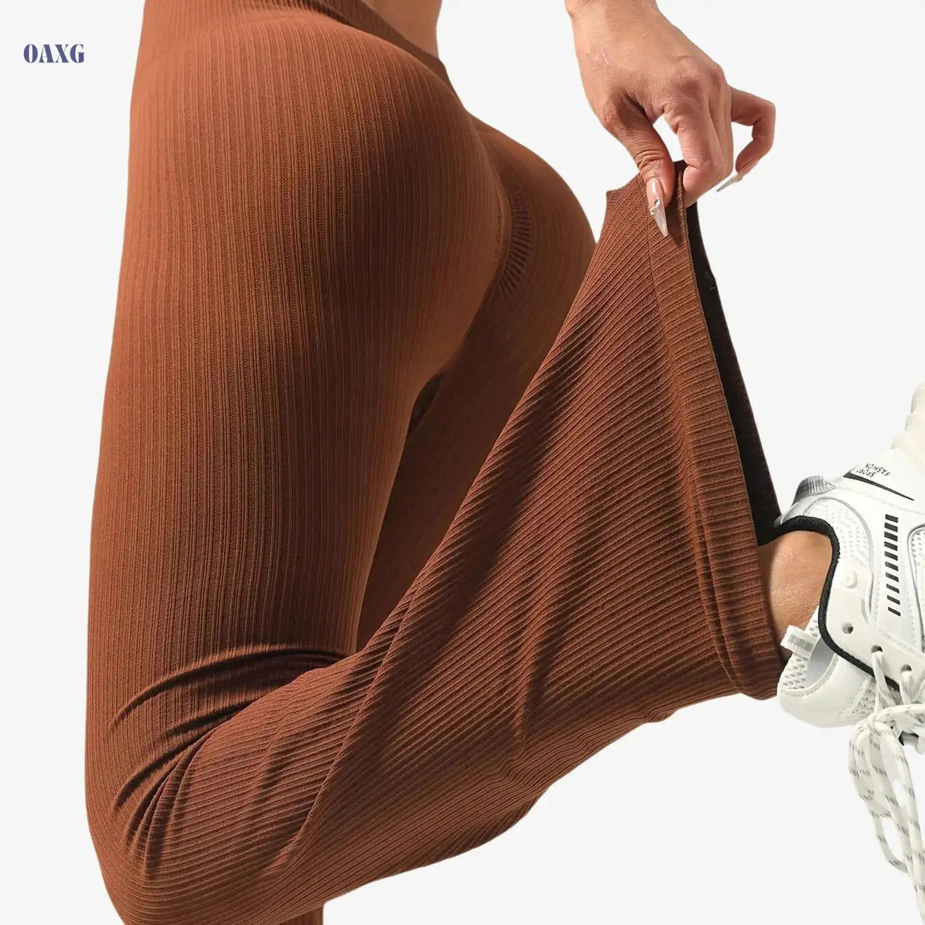 Women's High-Waisted Flared Pants - Comfortable Stretch Yoga & Sports   OAXG 