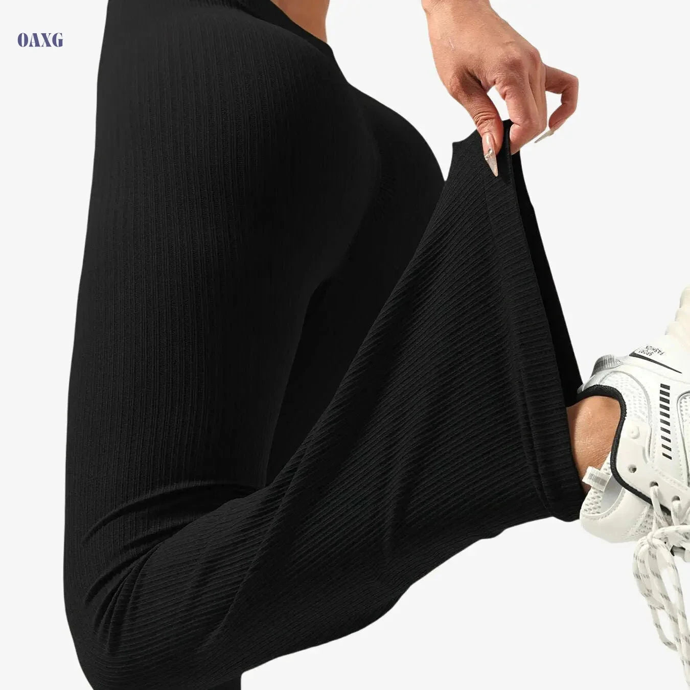 Women's High-Waisted Flared Pants - Comfortable Stretch Yoga & Sports   OAXG 