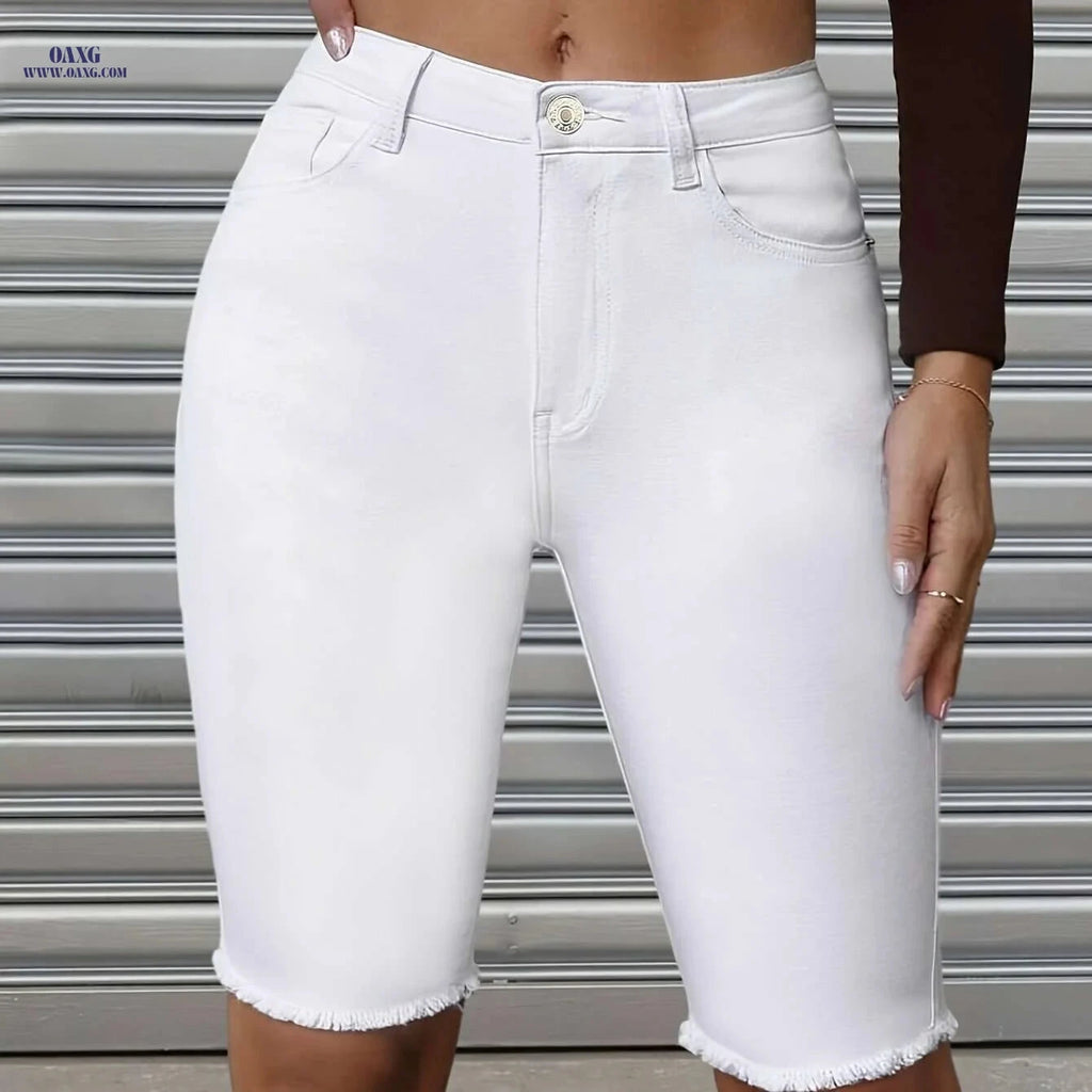 Women's High-Waisted Skinny Jeans - Stretchy Denim, Casual & Formal Fit   OAXG 