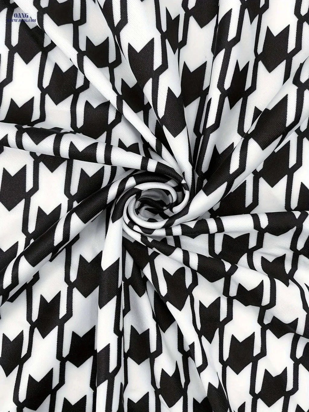 Women's Houndstooth Coat & Dress Set - Autumn Winter Fashion   OAXG 