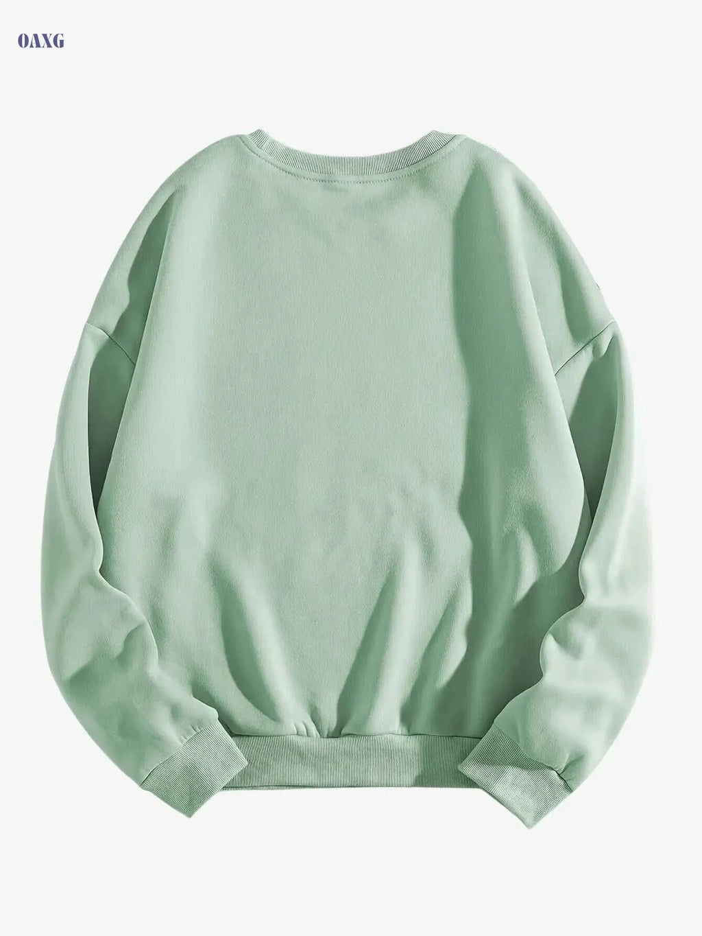 Women's "Overstimulated" Fleece Sweatshirt - Light Green Pullover   OAXG 