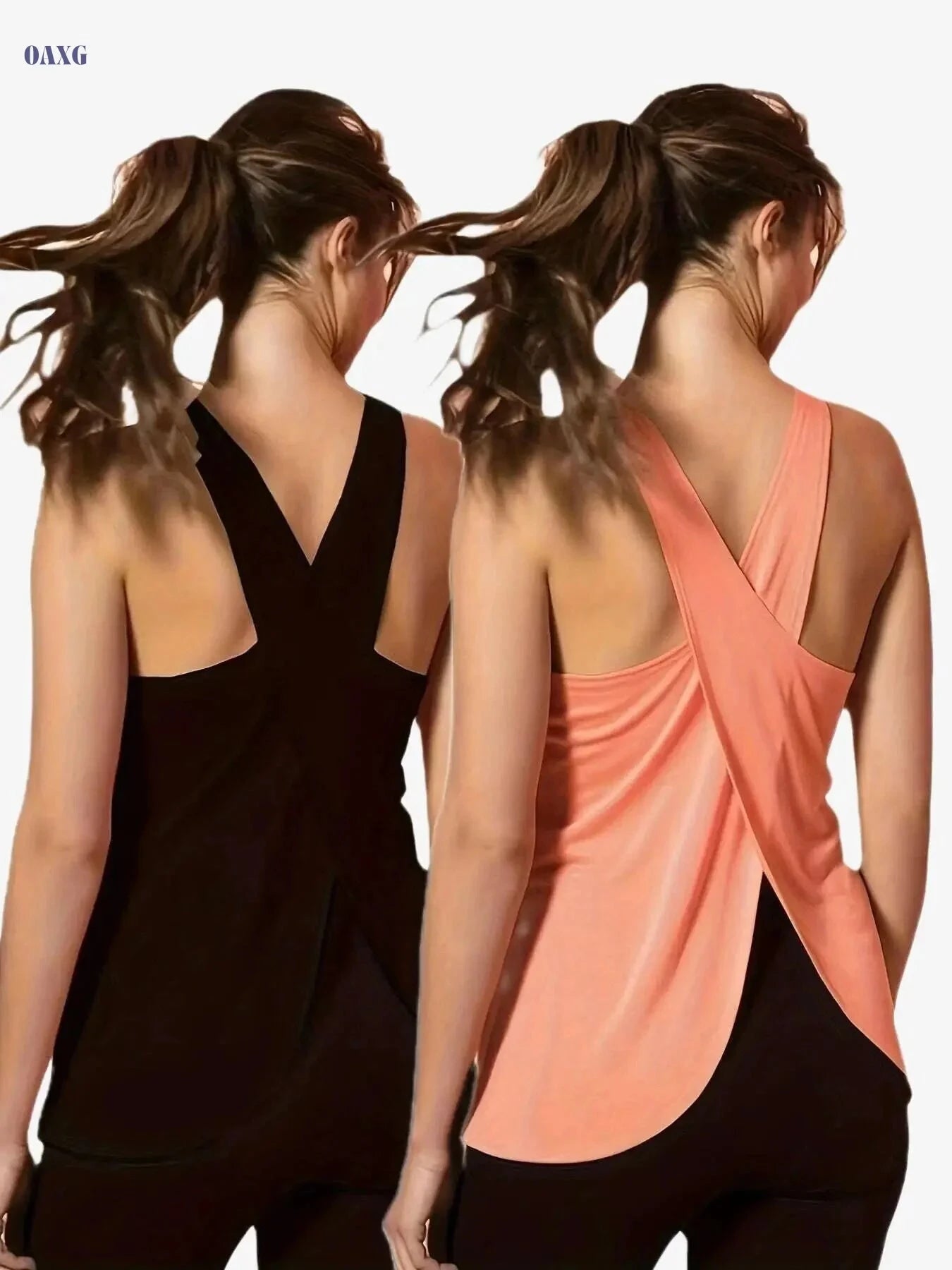 Women's Quick-Dry Workout Tank Tops - High-Elasticity & Breathable   OAXG 
