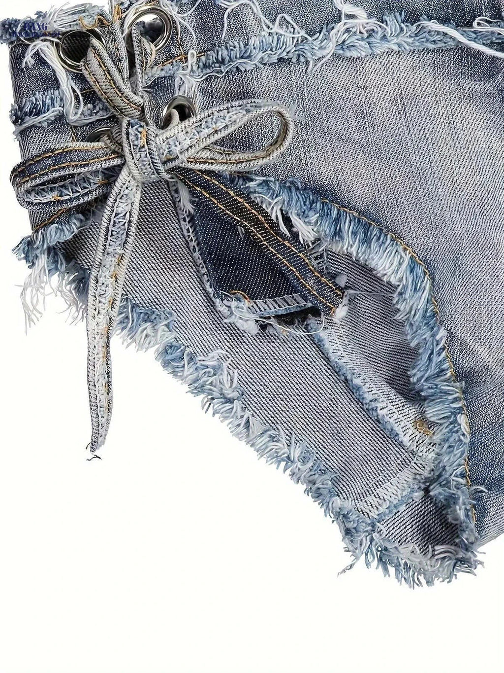 Women’s Sexy Low-Rise Jeans Shorts - Stretchy Denim Hot Pants   OAXG 